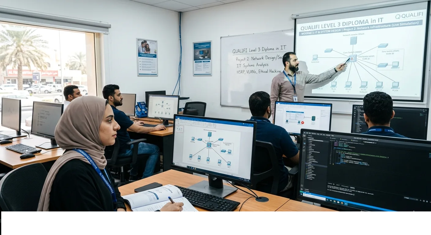 Qualifi Level 3 information technology students